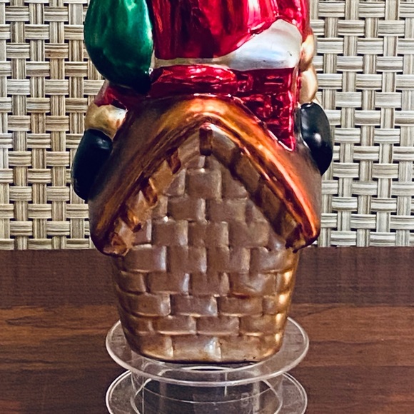 π2xHPππVTG Mercury Blown Glass Santa's Rooftop Delivery Christmas Ornament - Picture 6 of 7